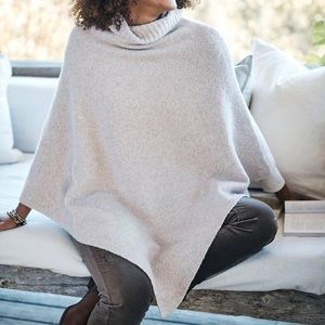 J Jill Turtleneck Poncho Sweater Soft 